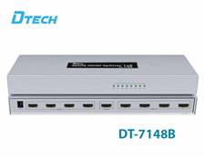 Bộ chia HDMI 1 ra 8 hỗ trợ 4K 3D DTECH DT-7148B chính hãng