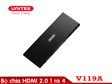 Bộ Chia HDMI 2.0 1 Ra 4 Cổng Unitek V119A - Hỗ trợ 4K@60Mhz