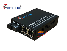 Bộ chuyển đổi quang điện Gnetcom GNC-2112S-20A/B - 2 cổng RJ45 Gigabit