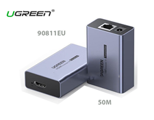 Bộ khuếch đại hdmi 50m ugreen 90811EU | Bộ kéo dài HDMI 50M qua cáp mạng lan