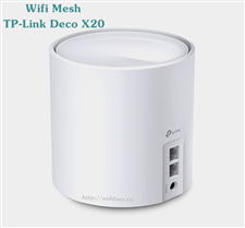 Bộ phát wifi TP-Link Mesh Deco X20 AX1800 MU-MIMO 1 pack chính hãng