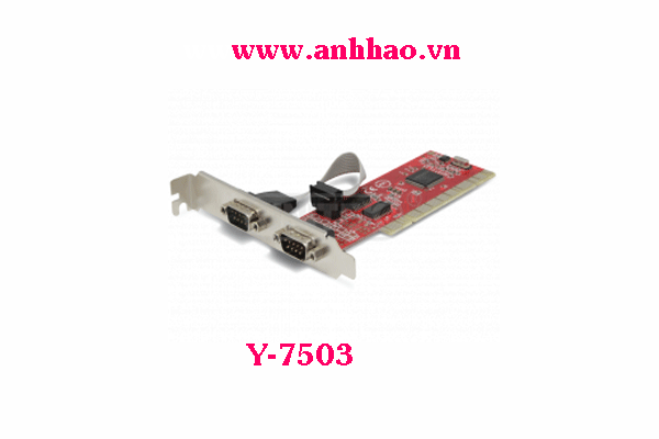 Cạc chuyển đổi PCI to 2 com Unitek Y-7503