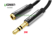 Cáp Audio 3.5mm nối dài 3m chính hãng Ugreen 10595