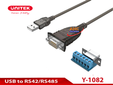 Cáp chuyển đổi USB sang RS422/RS485 Unitek Y-1082 chính hãng