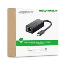 Cáp chuyển đổi USB type C to Lan Ugreen 30287 chính hãng