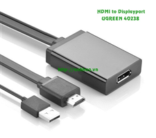 Cáp chuyển HDMI to displayport  Ugreen 40238 cao cấp hỗ trợ 4K