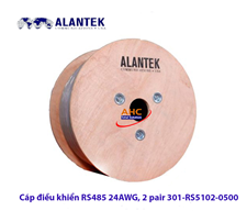 Cáp điều khiển RS485 Alantek 2 Pair 24 AWG (301-RS5102-0500) - Cáp tín hiệu chống nhiễu cao cấp