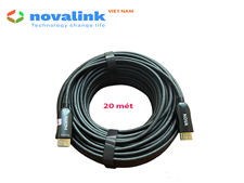 Cáp HDMI 2.0 lõi cáp quang dài 20M NV-32010 Novalink | Fiber optic HDMI cable 20M