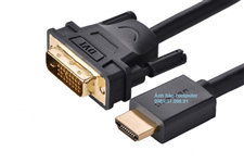 Cáp HDMI to DVI ugreen chính hãng ugreen 10166