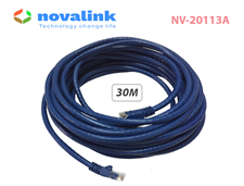 Cáp mạng cat6 30m Novalink NV-20113A | Patch cord cat6 30M