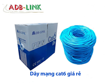 Cáp mạng Cat6 ADB Link cuộn 305m | Dây mạng giá rẻ cho văn phòng, hệ thống camera