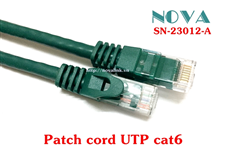 Dây nhảy, patch cord cat6 15M NV-23011-A Novalink (green)