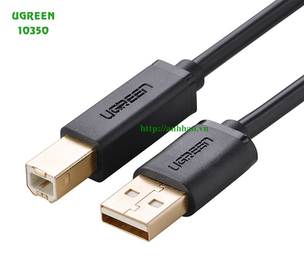 Cáp máy in USB 1.5m Ugreen 10350 chính hãng