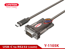 Cáp USB-C to RS232 (COM) Unitek Y-1105K