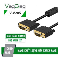 Cáp VGA (3+6) dài 5M V-V205 Vegieg chính hãng