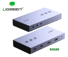 Capture Card Ugreen 80688 - Ghi hình Full HD 1080P@60Hz, 2 cổng HDMI, livestream chuyên nghiệp