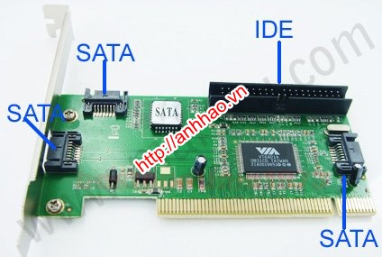 Card chuyển đổi PCI to IDE & SATA (PCI to IDE/ Sata card)
