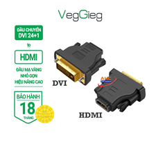 Đầu chuyển đổi DVI 24+1 sang HDMI VegGieg V-S107