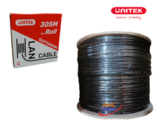 Dây cáp mạng cat6 ngoài trời (outdoor) UNITEK C18139GY chính hãng