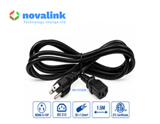 Dây nguồn NEMA 5-15P C13 Novalink NV-53103A dài 1.5m
