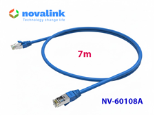 Dây nhảy mạng Cat6A STP 7m Novalink NV-60108A, 10Gb, chống nhiễu