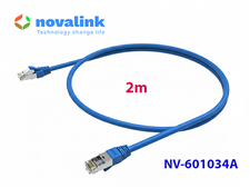 Dây nhảy mạng Cat6A STP dài 2M Novalink NV-60104A - Hiệu suất 10Gbps, Băng thông 600MHz