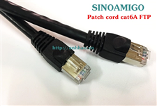 Dây nhảy, patch cord cat6A FTP dài 2M SINOAMIGO SN-62104 (Black)