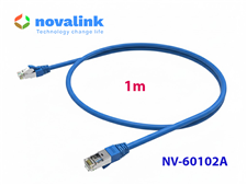 Dây nhảy patch cord Cat6A STP 1m Novalink NV-60102A, 10Gb