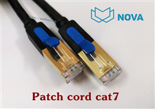 Dây nhảy, patch cord cat7 dài 15M NV-66007A Novalink tốc độ 10Gbps