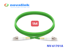 Dây nhảy quang LC-LC Duplex OM5 1M Novalink NV-61701A chính hãng