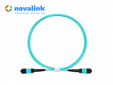 Dây nhảy quang MPO 12 lõi OM4 dài 1.5m vỏ LSZH 3.0mm Novalink NV-61611A