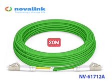 Dây nhảy quang OM5 LC-LC Multimode dài 20m, tốc độ 100G Novalink NV-61712A