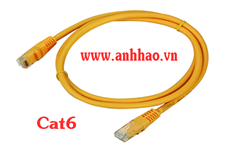 Dây patch cord UTP cat6 dài 1.5m màu vàng