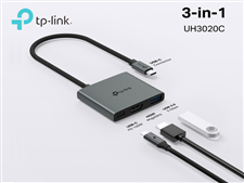 Hub USB-C 3 trong 1 TP-Link UH3020C - HDMI 4K@60Hz, Sạc nhanh PD 100W, Tốc độ 5Gbps