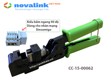 Kìm bấm nhân mạng 8 sợi Novalink CC-15 00062 (bấm 1 lần 8 sợi dây)