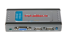 KVM 2 Cổng USB Dlink 221 chính hãng