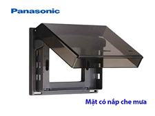 Mặt ổ cắm có nắp che mưa chống nước IP55 lắp ngoài trời Panasonic WEG8981K-VN