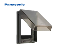 Mặt vuông có nắp che mưa chống nước IP55 lắp ngoài trời Panasonic WBG8981-P