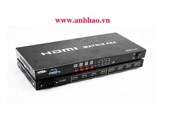 Matrix HDMI 4 vào 4 ra- Switch HDMI 4 in 4 out chính hãng