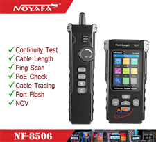 Máy test mạng đa năng Noyafa NF-8506 - Chức năng test PoE, lập bản đồ dây, đo độ dài cáp, Ping