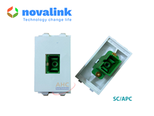 Nhân/ hạt ổ cắm mạng quang chuẩn SC/APC Novalink NV-12016A chính hãng