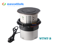 Ổ cắm âm bàn đảo thông minh Novalink WTWF-B - Tích hợp sạc không dây, chống nước IP65