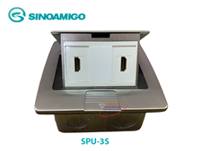 Ổ cắm âm sàn HDMI Sinoamigo SPU-3S màu bạc