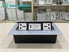 Ổ cắm điện + HDMI âm bàn Sinoamigo STS-212GST-1 (tích hợp 3 ổ điện, 1 ổ cắm HDMI)