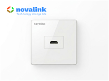Ổ cắm HDMI âm tường hình vuông Novalink chính hãng