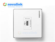 Ổ cắm sạc USB âm tường Sinoamigo 5V 2.1A mặt vuông