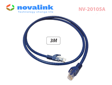 Pach cord cat6 3M Novalink NV-20105A | Dây nhảy mạng cat6 3M