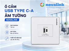 Sinoamigo P21-QC1: Ổ Cắm Sạc USB Type C Âm Tường Hình Vuông - Tích Hợp Công Nghệ Sạc Nhanh QC