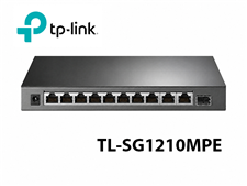 Switch 10 cổng PoE Gigabit TP-Link TL-SG1210MPE 123W có khe Combo SFP