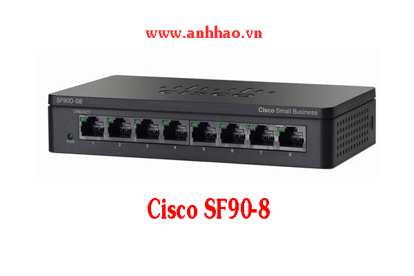 Switch chia cổng mạng Cisco SF90D-8, 8cổng 10/100